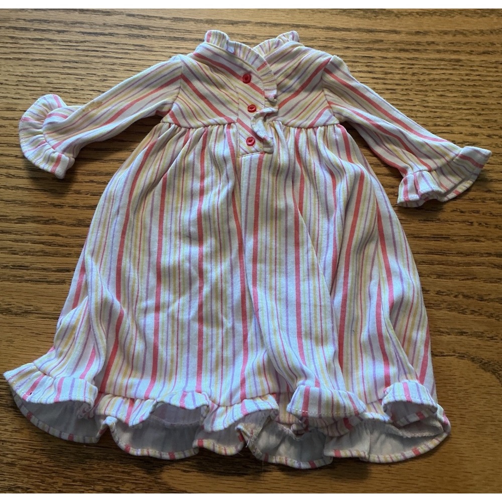American Girl Kit Kittredge retired Nightgown Pajama Dress Pink Orange Yellow